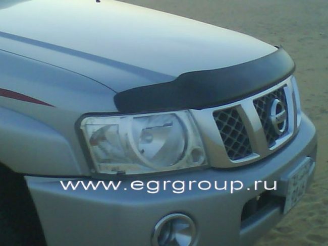 Купить дефлектор капота Nissan Patrol 2004-2010 в Минске